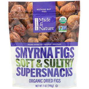 Маде ин натуре, Organic Dried Smyrna Figs, Soft & Sultry Supersnacks, 7 oz (198 g) отзывы