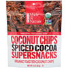 Органические кокосовые чипсы, суперперекус со специями и какао, 3 унц. (85 г)