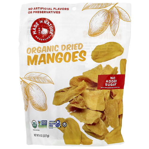 Made In Nature Organic Dried Mangoes, 8 oz (227 g)