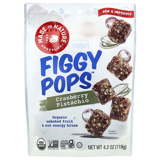 Made in Nature, Figgy Pops™，蔓越莓开心果，4.2 盎司（119 克）