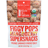 Made in Nature, Органический продукт, Figgy Pops, Mangoberry Supersnacks, 4,2 унц. (119 г) отзывы