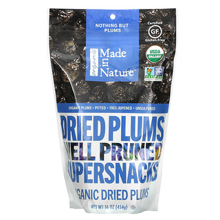 Made in Nature, Organic Dried Plums, Well Pruned Supersnacks, 16 oz (454 g)