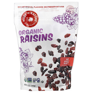 Made in Nature, Kismis Organik, 340 g (12 ons)