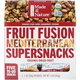 Отзывы о Органическая фруктовая смесь, средиземноморские суперснеки, 5 пакетов, 1 унция (28 г).