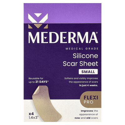 Product Image for Mederma, Silicone Scar Sheet, Small, 4 Count