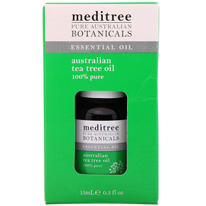 Отзывы о Meditree, Pure Australian Botanicals, 100% Pure Australian Tea Tree Oil, 0.5 fl oz (15 ml)