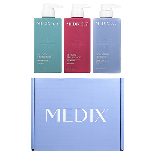 Medix 5.5, Набор для упругости гладкой упруги, набор из 3 частей, 15 жидк. унций (444 мл)