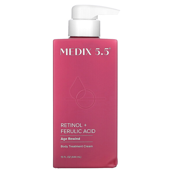 Medix 5.5, 레티놀 및 페룰산, 피부 처짐 방지 트리트먼트, 444ml(15fl oz)