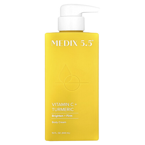 Medix 5.5 Body Cream, Vitamin C + Turmeric, 15 fl oz (444 ml)