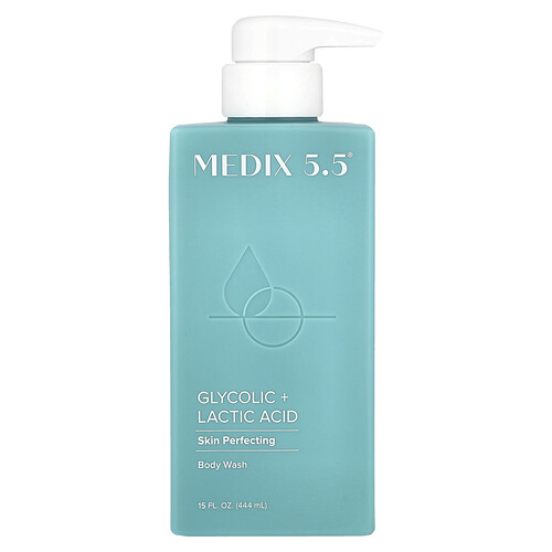 Medix 55 Body Wash Skin Perfecting Glycolic  Lactic Acid 15 fl oz 444 ml