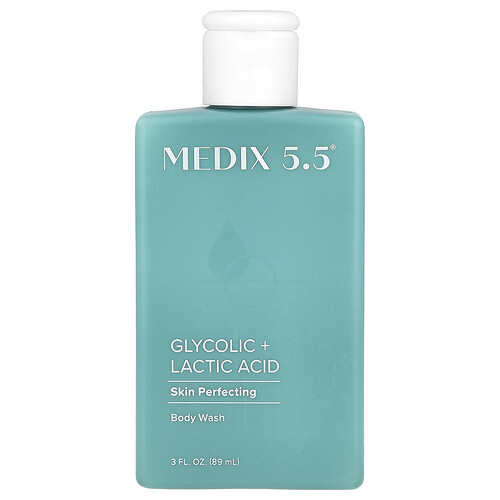 Medix 5.5 Body Wash, Skin Perfecting, Glycolic + Lactic Acid , 3 fl oz (89 ml)