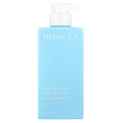 Product Image for Medix 5.5, Body Cream, Niacinamide + Shea Butter, 15 fl oz (444 ml)
