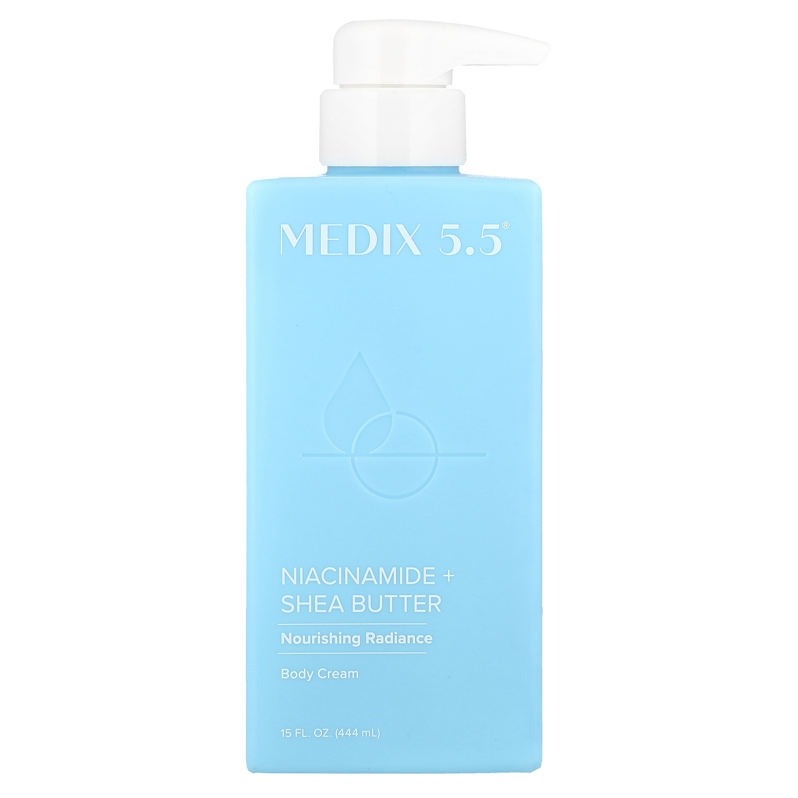 Body Cream, Niacinamide + Shea Butter, 15 fl oz (444 ml)