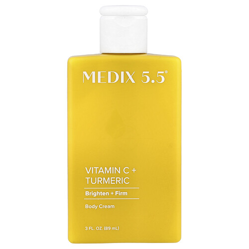 Medix 5.5 Body Cream, Vitamin C + Turmeric, 3 fl oz (89 ml)