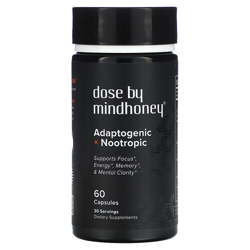 Mindhoney, Dosis, adaptogenes Nootropikum, 60 Kapseln