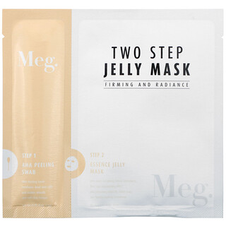 Meg Cosmetics, 兩步曲果凍美容面膜，緊膚瑩潤，1 套