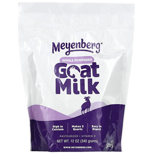 Meyenberg Goat Milk, حليب ماعز مسحوق كامل الدسم، 12 أونصة (340 جم)