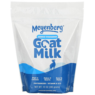 Meyenberg Goat Milk, مسحوق حليب ماعز منزوع الدسم، 12 أونصة (340 جم)