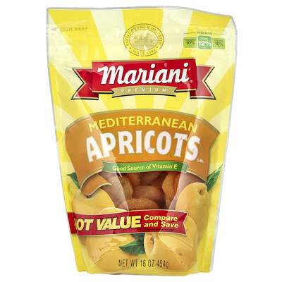 Mariani, Albaricoques mediterráneos`` 454 g (16 oz)