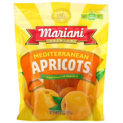 Mariani Dried Fruit Premium, Mediterranean Apricots, 6 oz ( 170 g)