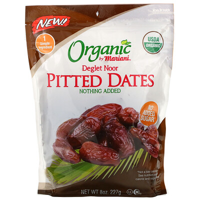 Mariani Dried Fruit Deglet Noor Pitted Dates, 8 oz ( 227 g)