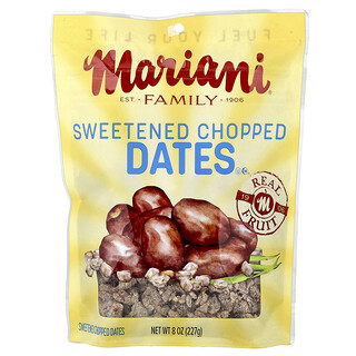 Mariani, Sweetened gehackte Datteln, gesüßte gehackte Datteln, 227 g (8 oz.)