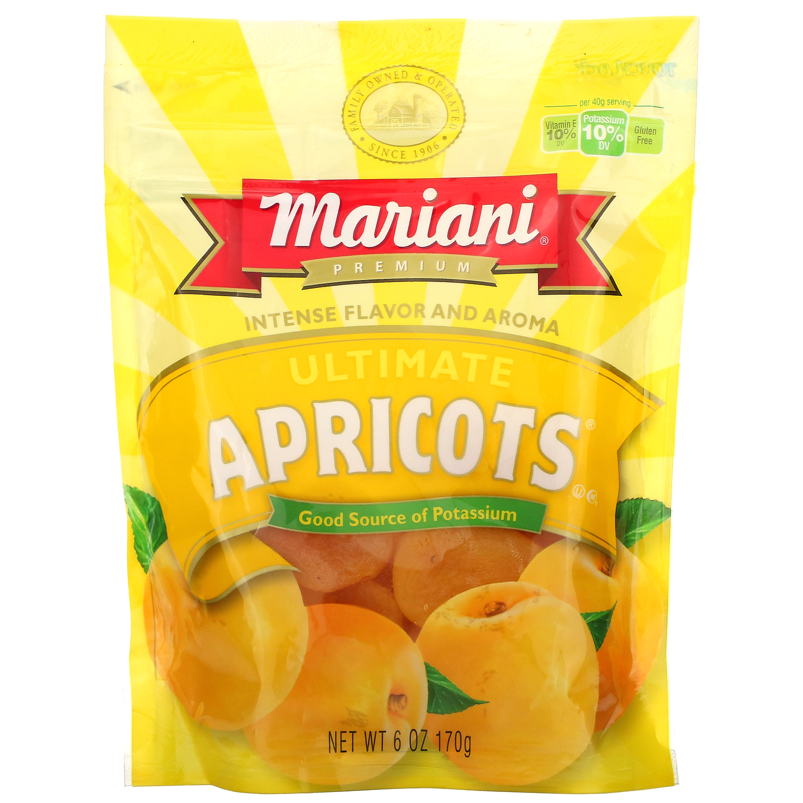 Mariani Dried Fruit, Premium, Ultimate Apricots, 6 oz (170 g) - iHerb