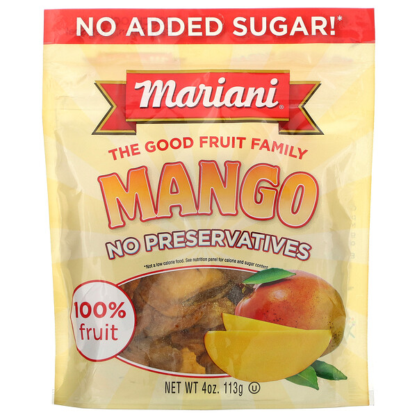 Mariani Dried Fruit‏, Mango, 4 oz ( 113 g)