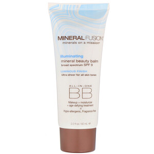Отзывы о Минерал Фьюжн, Mineral Beauty Balm, SPF 9, Illuminating, 2.0 oz (60 ml)