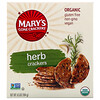 Mary's Gone Crackers, オーガニック, ハーブクラッカー, 6.5オンス(184 g)