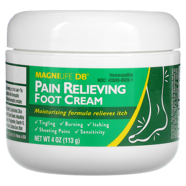 MagniLife‏, Pain Relieving Foot Cream, 4 oz (113 g)
