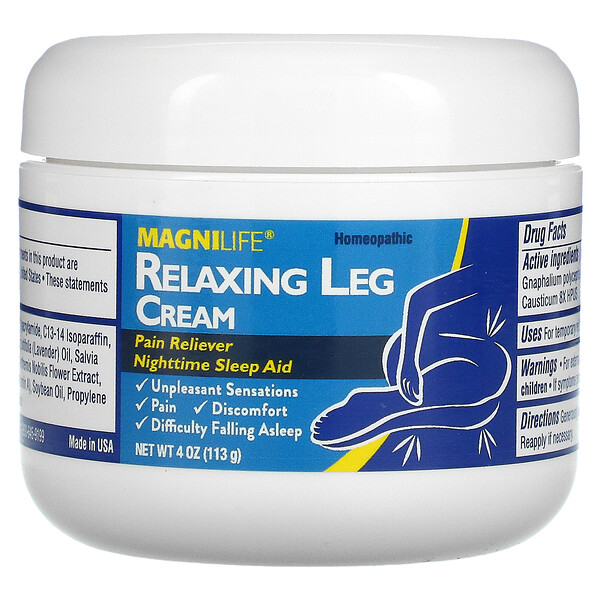MagniLife‏, Relaxing Leg Cream, 4 oz (113 g)