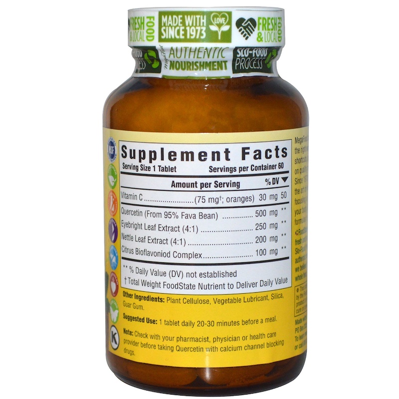 MegaFood, Quercetin Strength, 60 Tablets iHerb