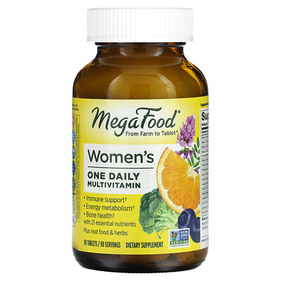 

MegaFood Women's One Daily MultiVitamin 90 Tablets