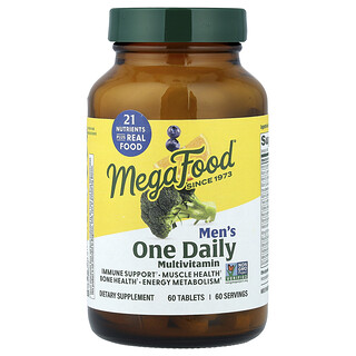 MegaFood, Men's One Daily Multivitamin, 60 Tablets
