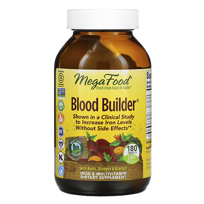 MegaFood Blood Builder, 180 таблеток