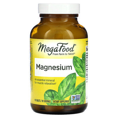 

MegaFood Magnesium 90 Tablets