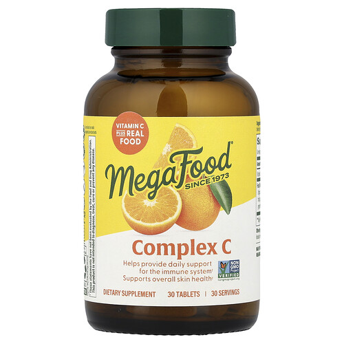 MegaFood, Complex C, Komplex C, 30 Tabletten
