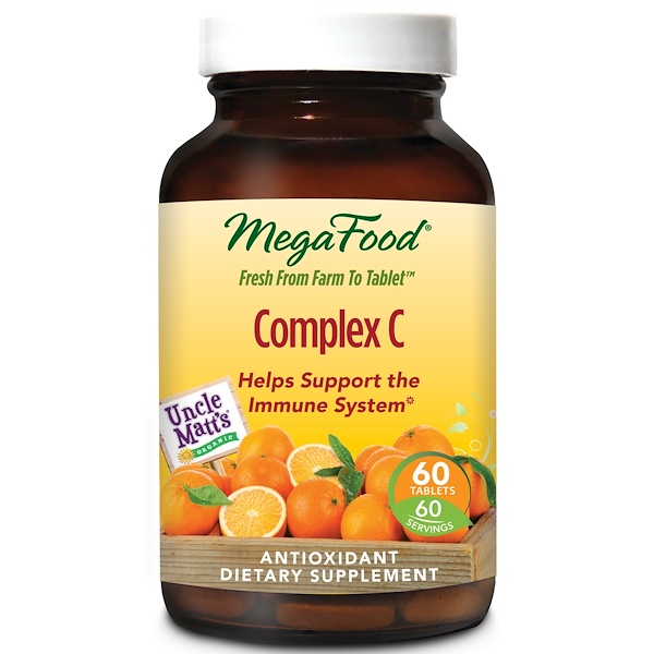 MegaFood, Complex C, 60 Tablets