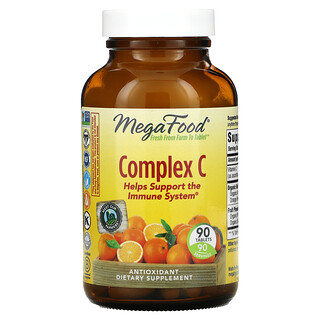 MegaFood, Komplex C, 90 Tabletten