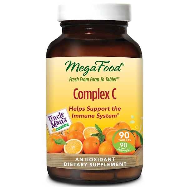 MegaFood, Complex C, 90 Tablets