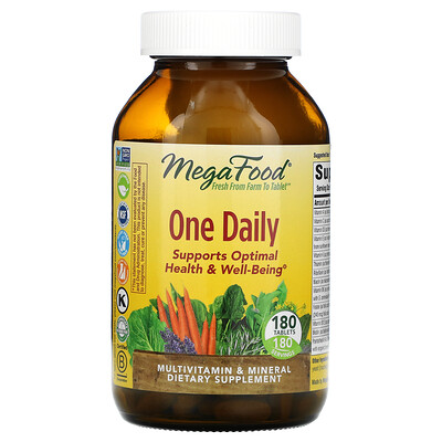 

MegaFood One Daily, 180 таблеток