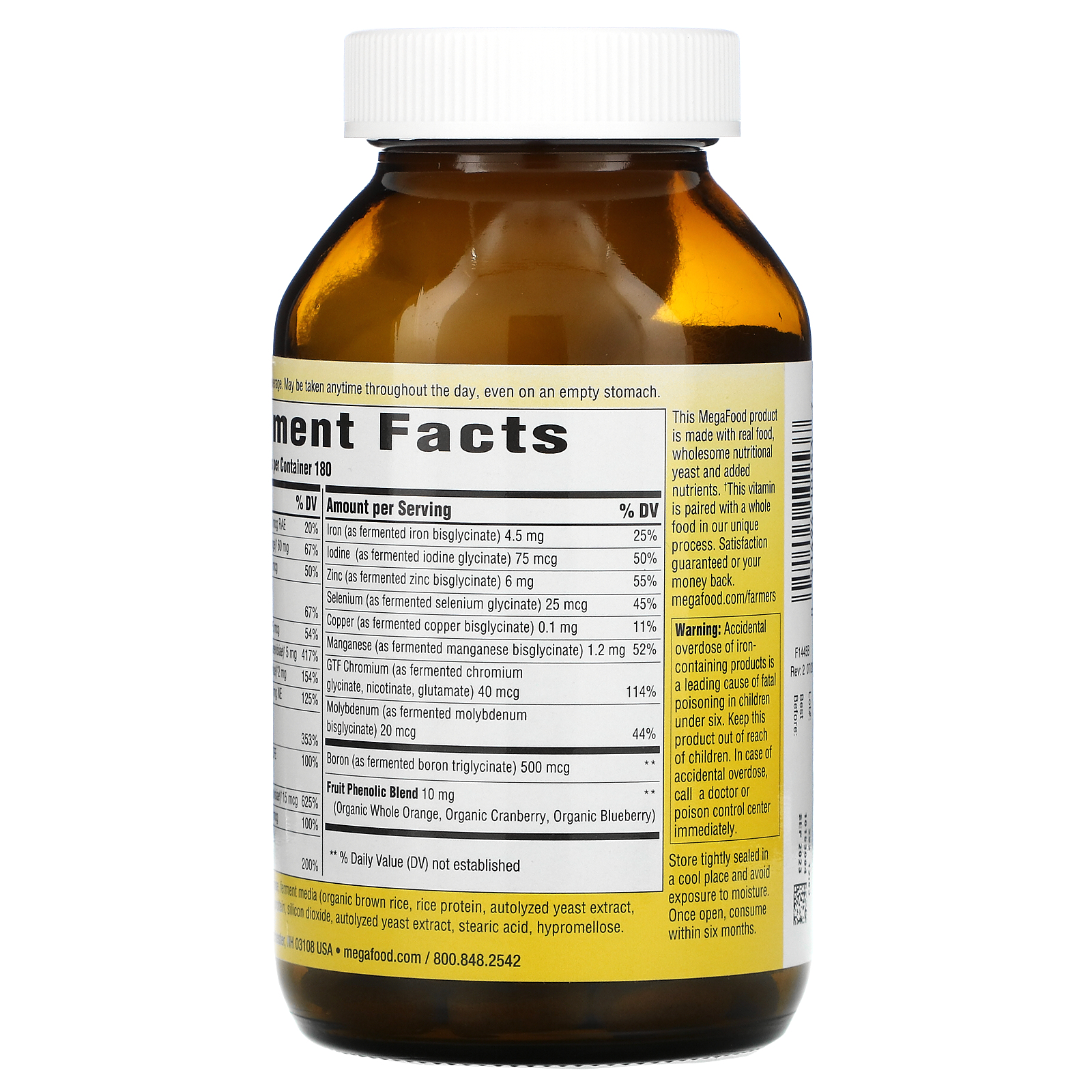 MegaFood, One Daily, 180 Tablets - iHerb