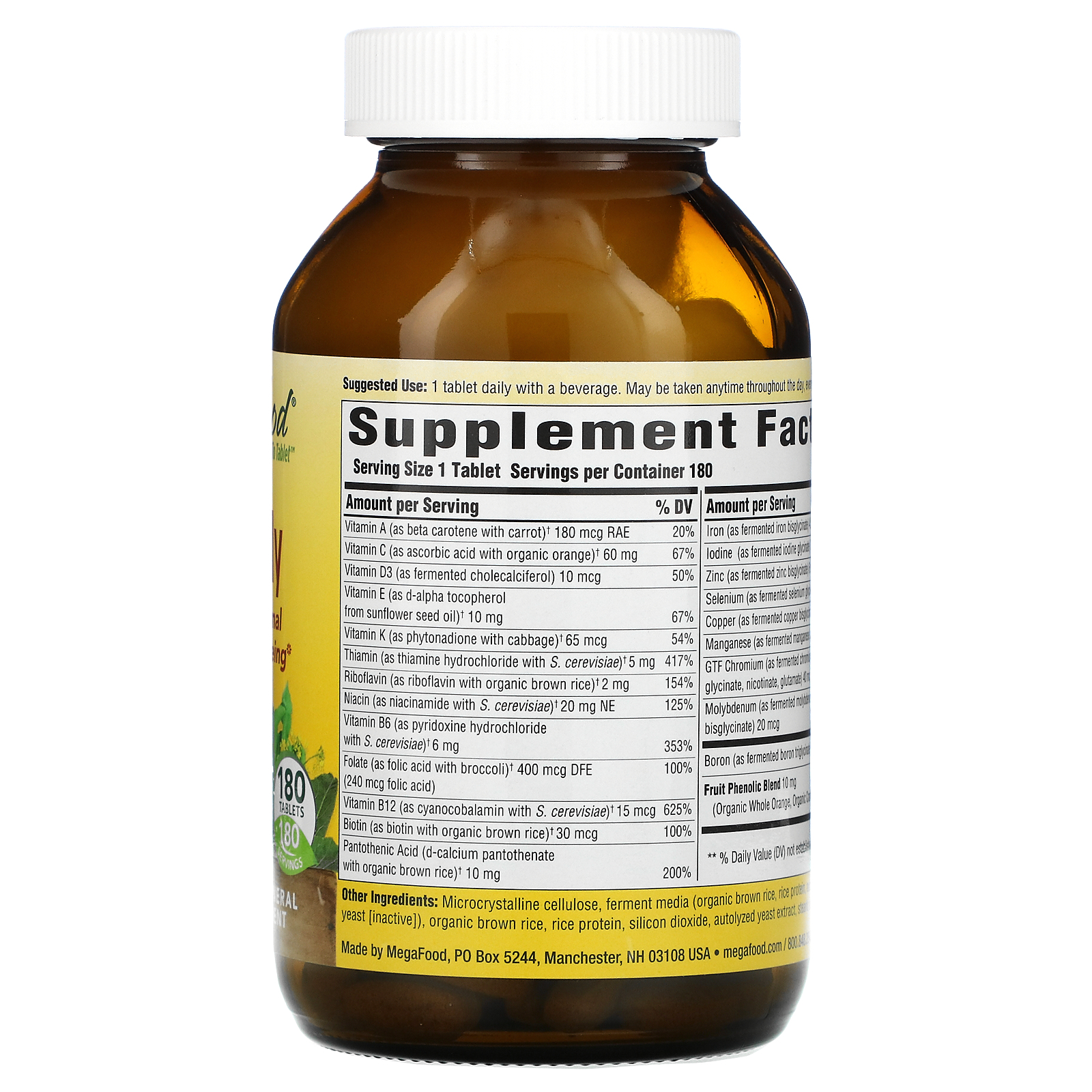 MegaFood, One Daily, 180 Tablets - iHerb