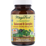 MegaFood, Сбалансированный комплекс витаминов В (Balanced B Complex), 60 таблеток отзывы
