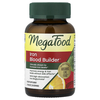 MegaFood, Blood Builder, 30 таблеток