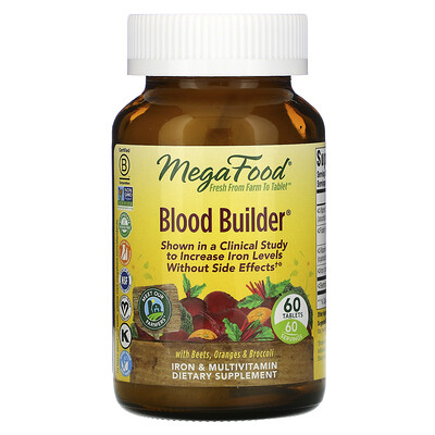 MegaFood Blood Builder, 60 таблеток
