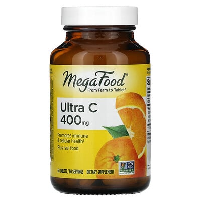 

MegaFood Ultra C 400 mg 60 Tablets