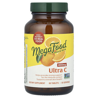 MegaFood, Ultra C-400, 60 Comprimidos