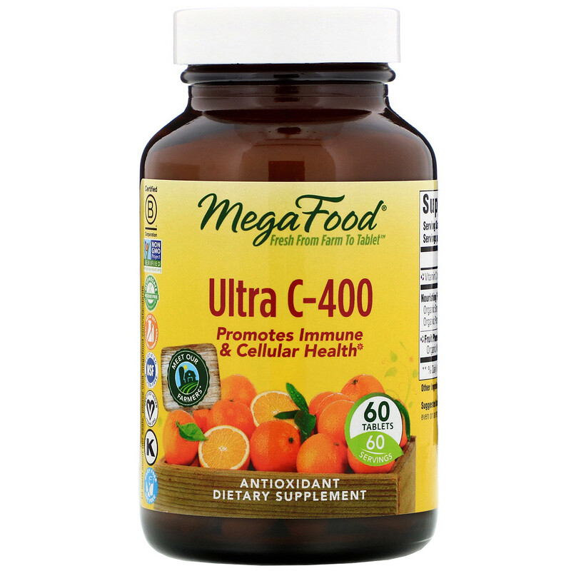 MegaFood, Ultra C400, 60 Tablets iHerb